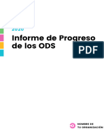  Informe de Progreso ODS