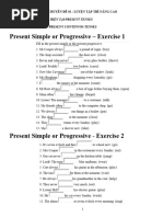 Present Tenses Exs