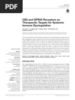 CB2 and GPR55 Receptors As Therapeutic Targets For Systemic Immune Dysregulation