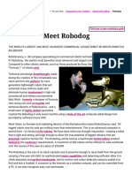 Advanced Technical English - Meet Robodog