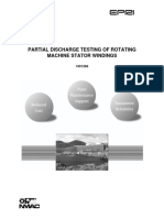 Partial Discharge Testing of Rotating Machine Stator Windings