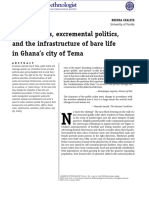 Public Things, Excremental Politics, and The Infrastructure of Bare Life in Ghana's City of Tema - Chalfin