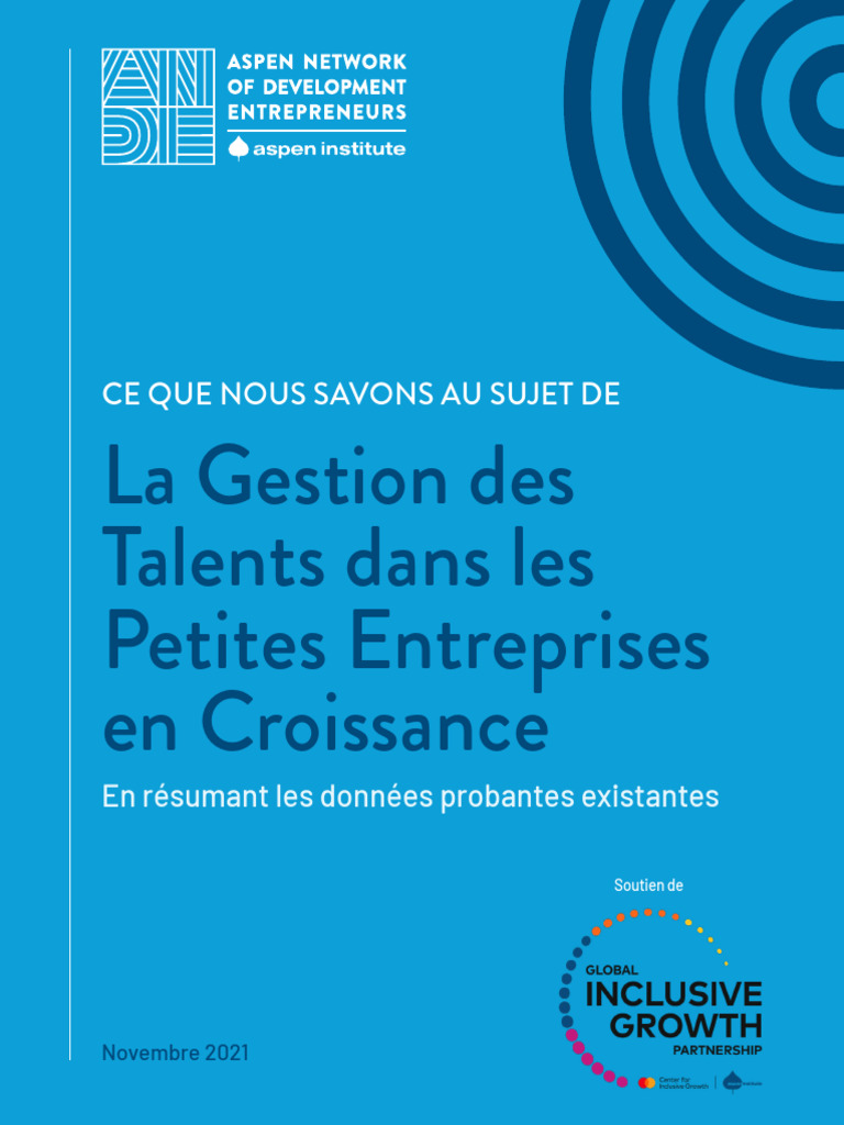 Gestion des Talents dans les PME | PDF | Petite ou moyenne entreprise ...