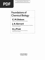 2001 Dobson Gerrard Pratt Foundations of Chemical Biology