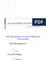 Unit I Introduction, Personal Selling