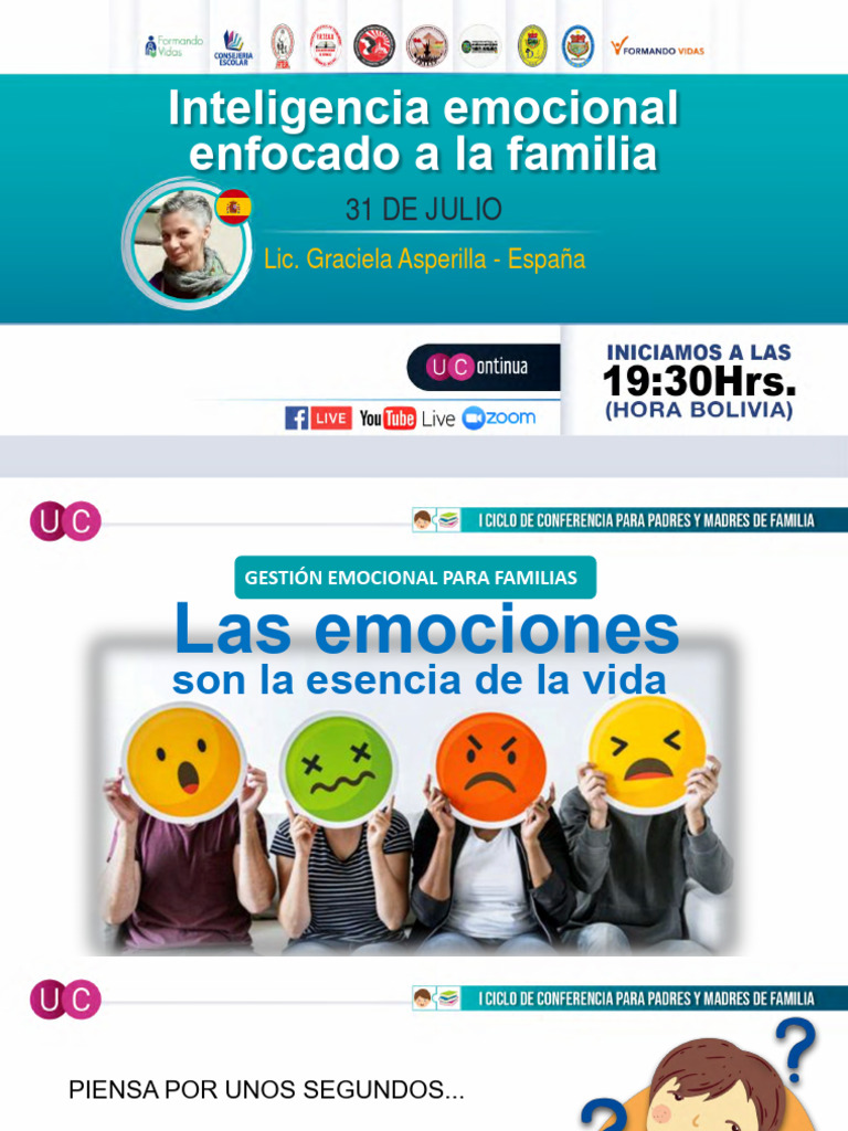 Inteligencia Emocional en La Familia | PDF | Las emociones ...