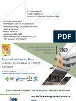 AKB Di Fasilitas Pelayanan Kesehatan Dan Sosialisasi SISRUTE Di BBKPM Bandung Untuk Kegiatan Jejaring Eksternal Rev 27072020