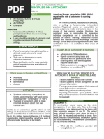 Prelim Outline - Bioethics BSN