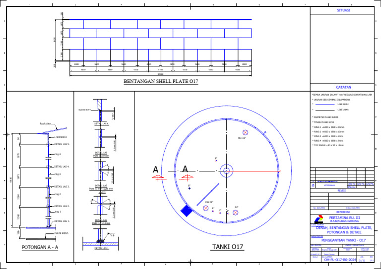 Detail Shell Plate Tanki O17 | PDF