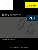 Sluchátka_Jabra Evolve 65 Duo, typ HSC018W, návod k použití [CZ, 2014]