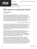 Why Software Is Eating The World - Marc Andreessen