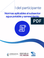 Manual del Participante Normas Aplicables al Subsector Agua Potable y Saneamiento EA 2019