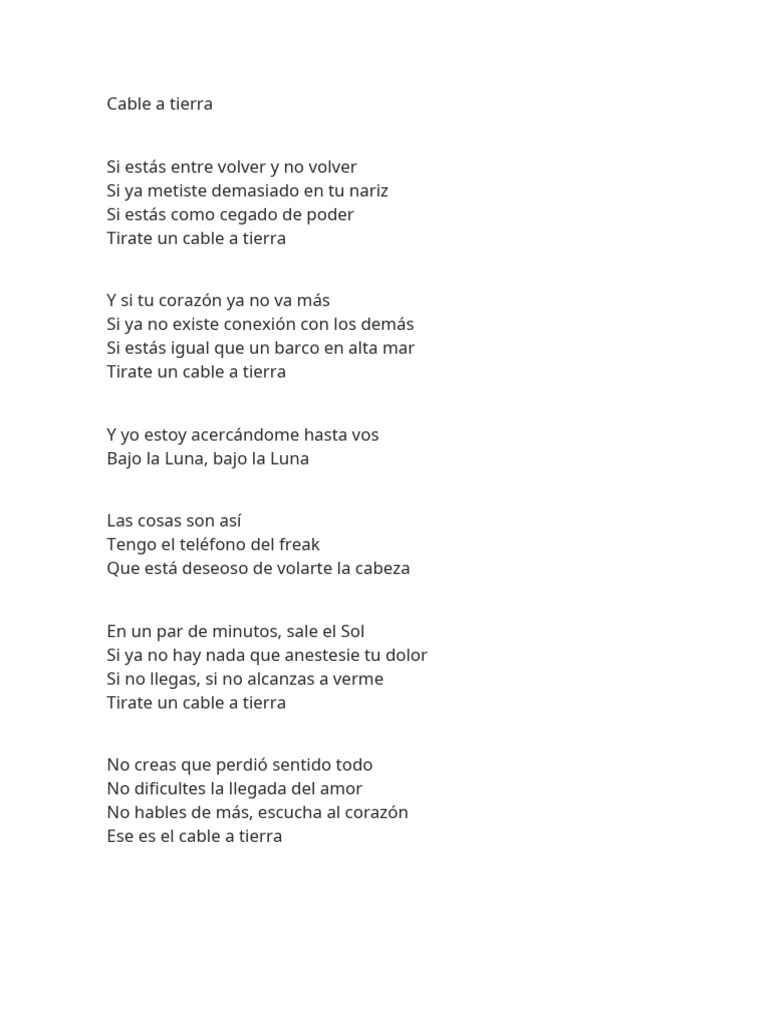 Cable A Tierra PDF