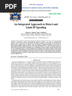 An Integrated Approach To Detect and Limit IP Spoofing: International Journal of Computer Science and Mobile Computing