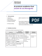 Guía de Producto Académico Final