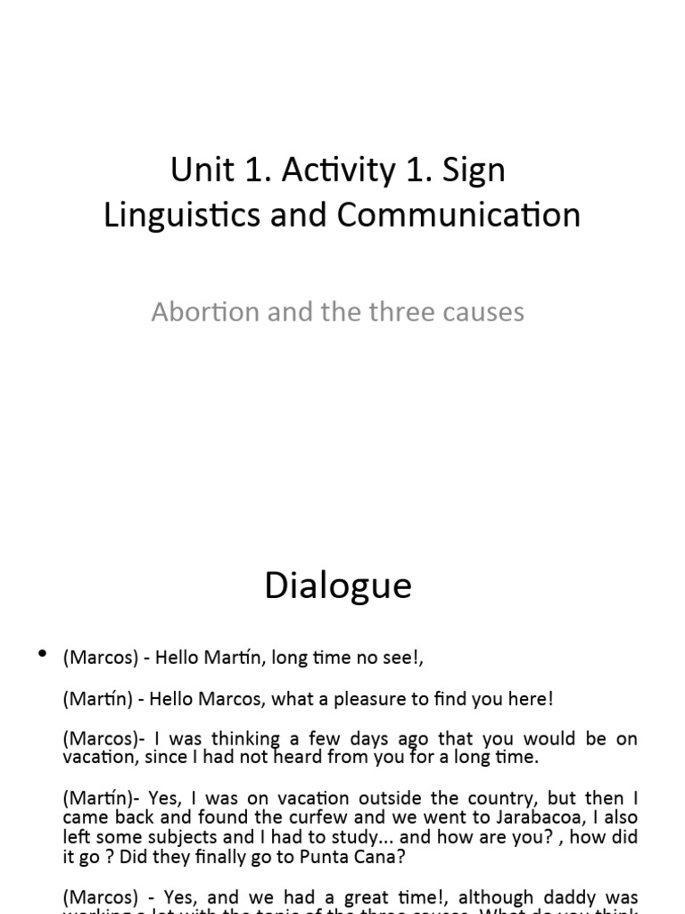 Unit 1. Activity 1. Linguistic Sign and CommunicationTavarez Marleny