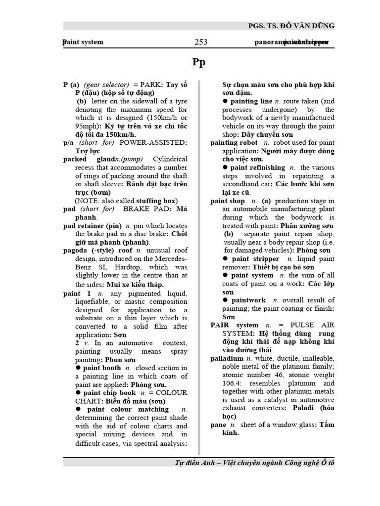 Dictionary (P) PDF Piston Gasoline