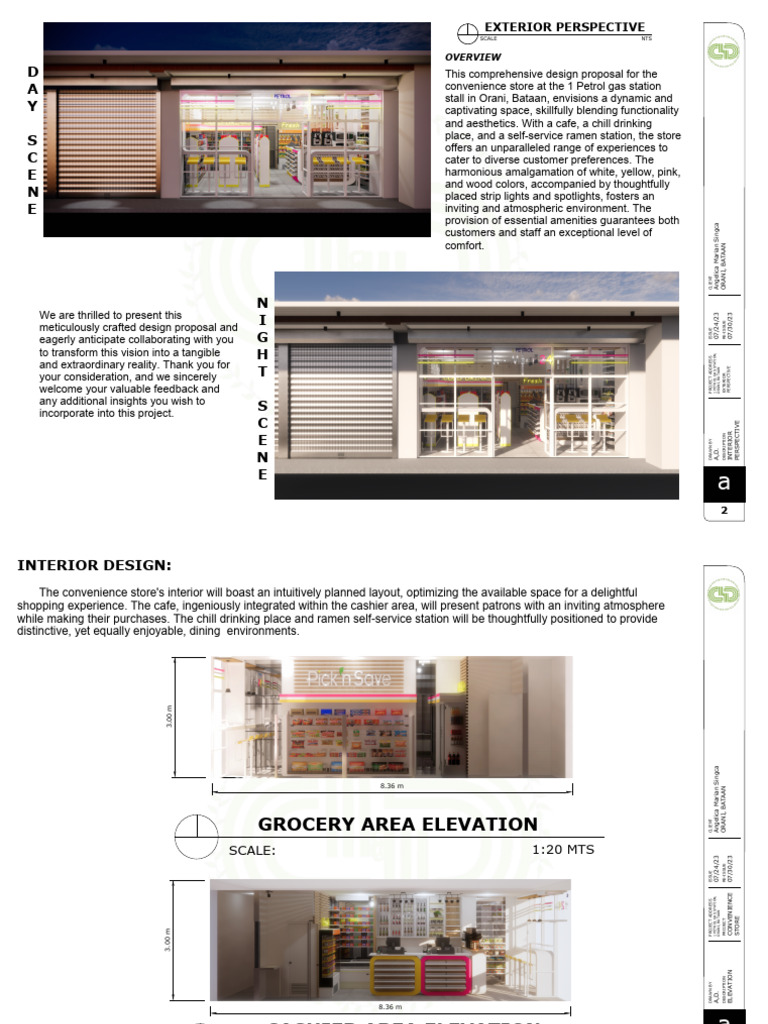 Convenience Store Complete Perspective Views | PDF | Convenience Store ...