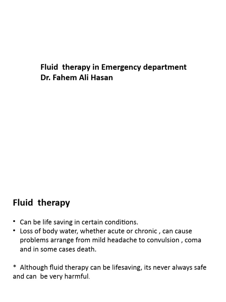 Fluid Resuscitation New PDF Medicine Causes Of Death