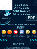 Group 3 Life Cycle of Systems Analysis and Design