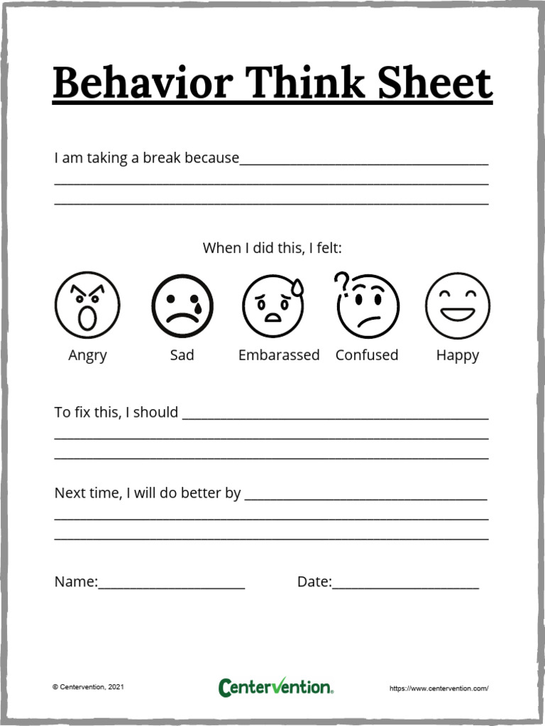 Think Sheet | PDF