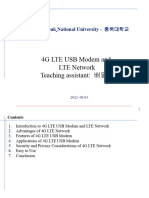 4G LTE USB Modem and LTE Network Teaching assistant: 배일호: Chungbuk National University - 충북대학교