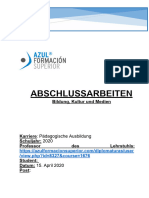 ABSCHLUSSARBEIT Bildung, Kultur Und Medien