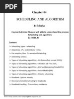 4.CPU Scheduling and Algorithm-Notes