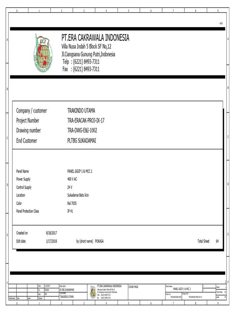 GGCP 1 & MCC 1 Panel Overview | PDF | Computer Engineering | Equipment