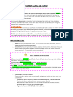 Mi Esquema de Comentario de Textos 3º Eso - 2021-2022