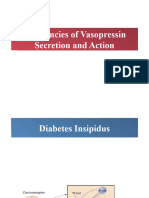 Deficiencies of Vasopressin Secretion and Action