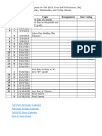 3a Fall2023 First Half Fall Session MWF Syllabus Template