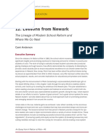 Lessons From Newark: The Lineage of Modern School Reform and Where We Go Next