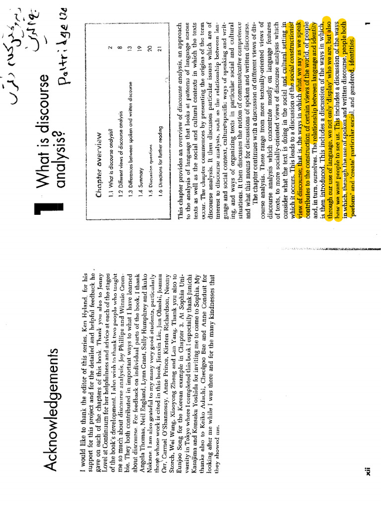 Paltridge - 2006 - What Is Discourse Analysis | PDF
