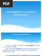 NCM 111 Lec Handout On The Nature of Research