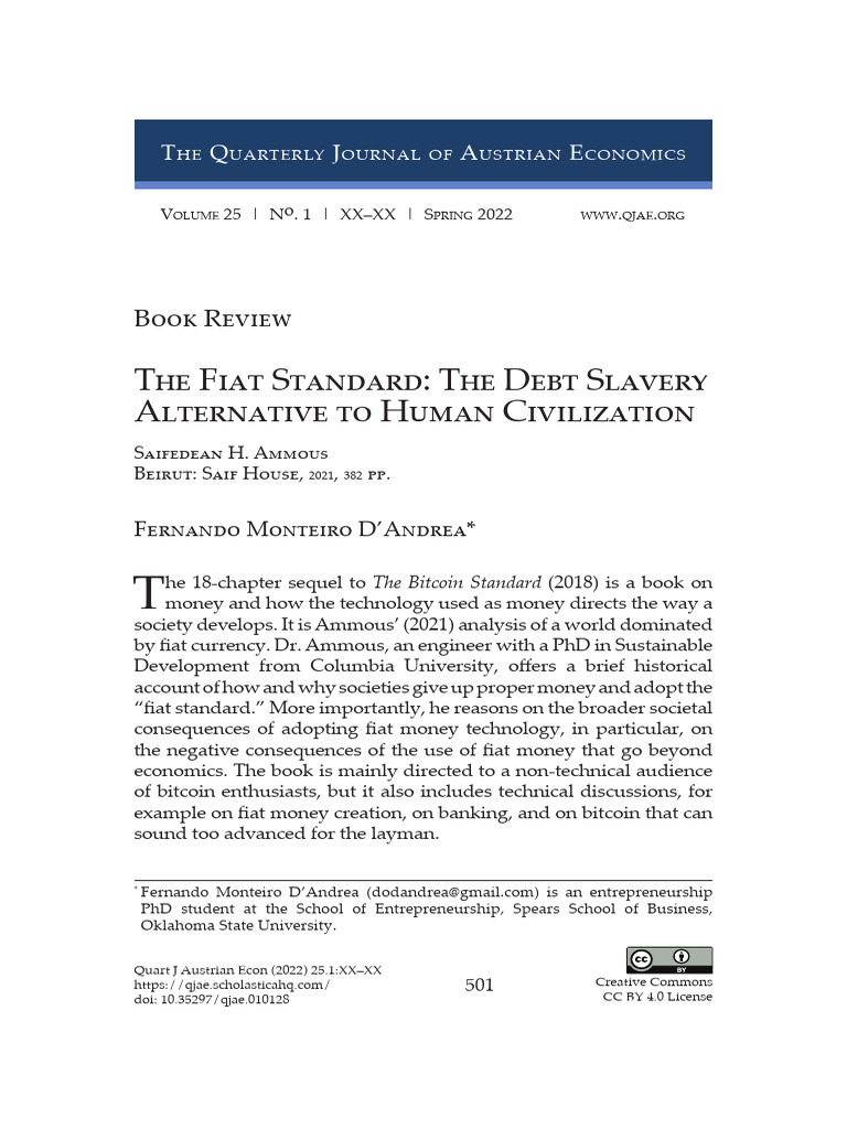 Bitcoin vs. Fiat: A Comparative Review | PDF