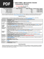 Suny Korea - Sbu Spring 2024 - Undergraduate