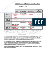 Spring 2023 Final Exam Schedule - 2023.05.08