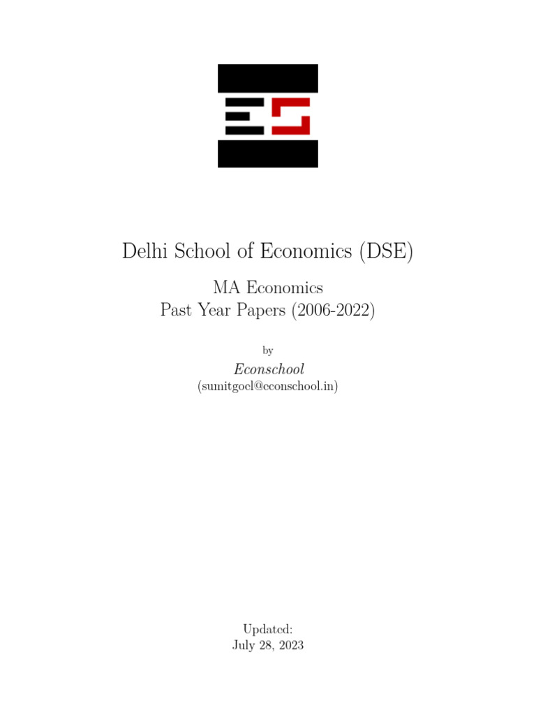 delhi-school-of-economics-dse-ma-economics-past-year-papers-2006