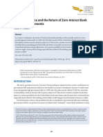 Fiscal Dominance and The Return of Zero Interest Bank Reserve Requirements