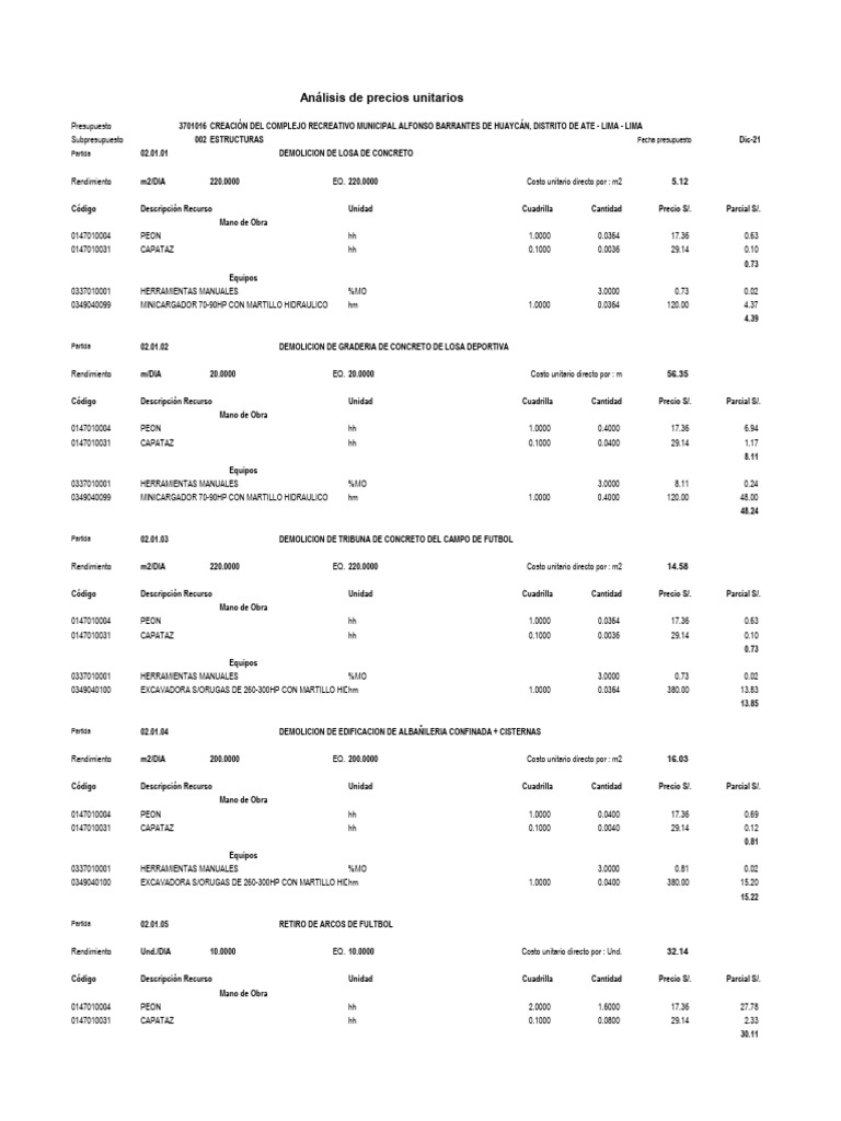 APUS de Estructuras | PDF