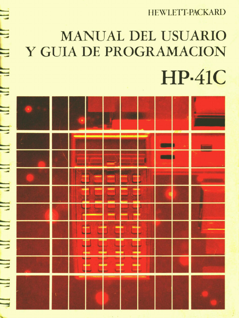 Hp 41c Owners Handbook And Prog Guide Spanish Pdf