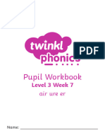 Air, Ure, Er - Level 3 Week 7 Workbook