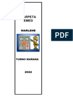 Caratula de Carpeta EMED-Marlene - 2022