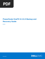 PowerScale Onefs 9.4 Backup and Recovery Guide