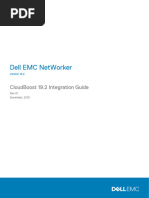 EMC Integartion Cloudboost With Networker19.2