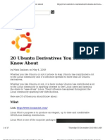 20 Ubuntu Derivatives You Should Know About