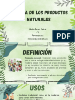 Historia de Los Productos Naturales