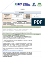 Secuencia Didáctica. Tutorías Sesión 5