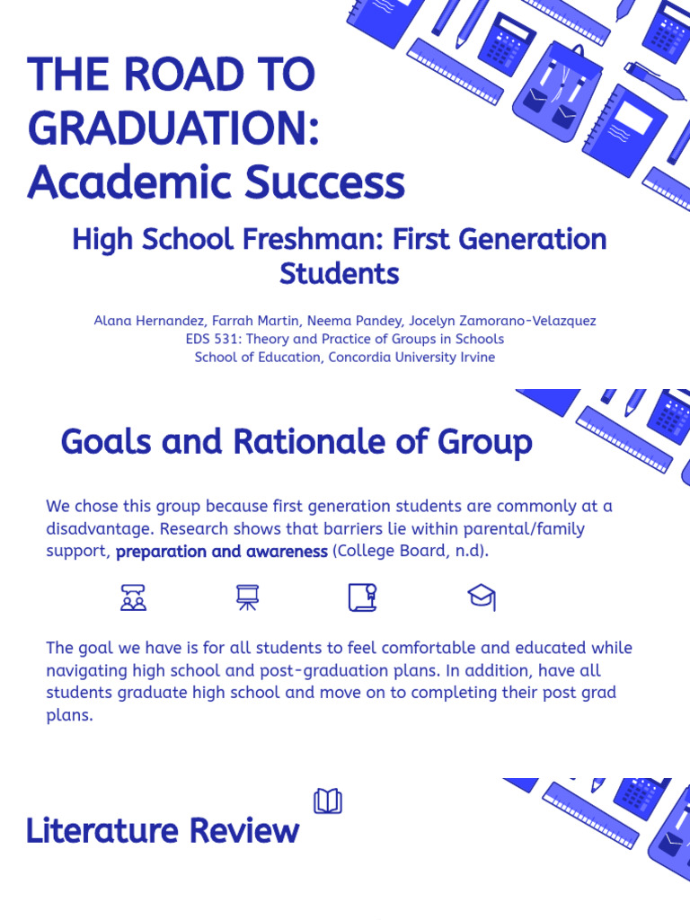 First-Gen Student Graduation Support Guide | PDF | Career & Growth ...